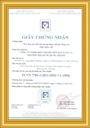 Chứng nhận ISO 7-1 : 1994